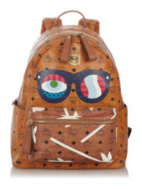 MCM Craig & Karl Limited Edition Visetos Stark Leather Backpack