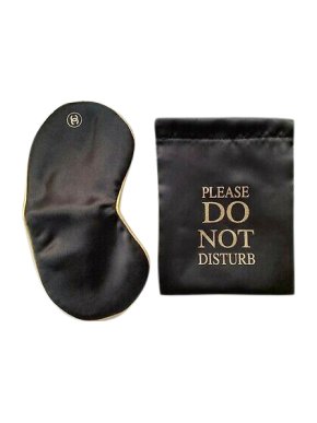 Chanel VIP Gift Black & Gold Sleep Mask