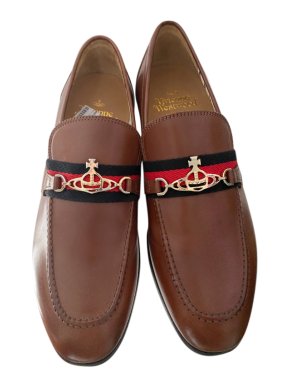 Vivienne Westwood Nut Brown Leather Loafers