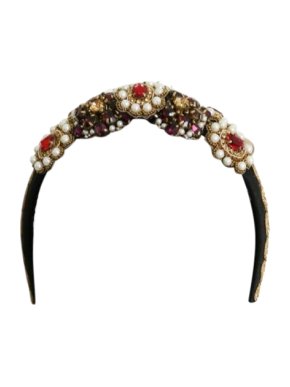 Dolce & Gabbana Multicolour Crystal Diadem Headband