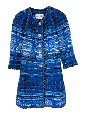 Chanel Paris/Greece Ble Lesage Tweed Jacket