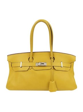 Hermes Yellow Clemence Leather JPG Birkin 42