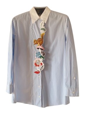 Weekend Max Mara Embroidered Striped Shirt