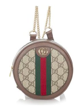 Gucci GG Supreme Mini Round Ophidia Backpack