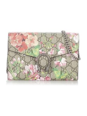 Gucci Mini GG Supreme Blooms Dionysus Canvas Bag