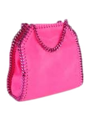 Stella McCartney Hot Pink Shaggy Deer Tiny Falabella Bag