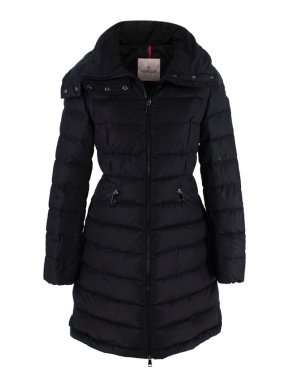 Moncler Black Flammette Down Padded Jacket