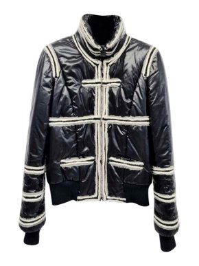 Chanel Tweed Detailed Puffer Jacket