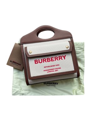 Burberry mini two tone crossbody bag