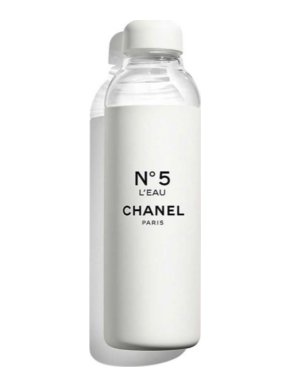 Chanel No 5 L'eau Factory 5 Collection Glass Water Bottle