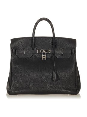 Hermes Birkin 30 Black Leather PHW