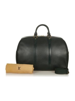 Louis Vuitton Black & Green Leather Taiga Kendall PM