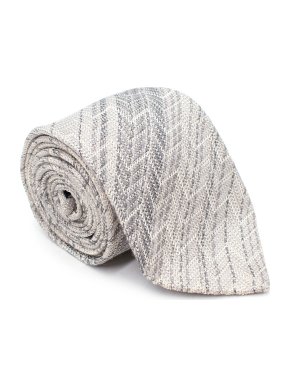 Missoni Grey Chevron Knit Silk Tie