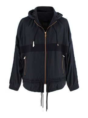 P.E Nation Black Training Day Hooded Windbreaker