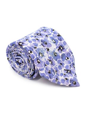 Tom Ford Pansy Print Silk Tie