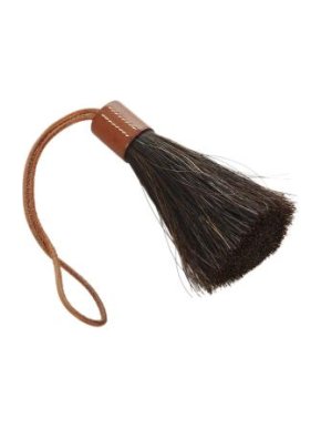 Hermes Brown Horse Hair Barenia Tassel Bag Charm