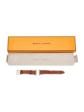 Hermes Tan Leather Apple Watch  Band