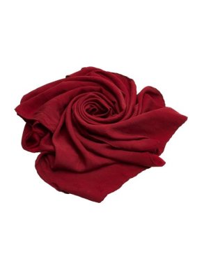 Cartier Vintage Burgundy Silk Must de Cartier Scarf