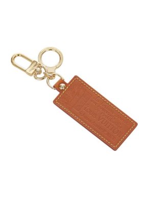 Louis Vuitton Tan Leather Key Ring