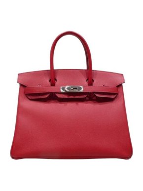 Hermes Red Epsom Leather Birkin 30 PHW