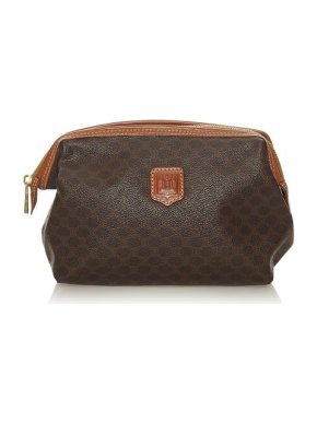 Celine Vintage Macadam Canvas Pouch