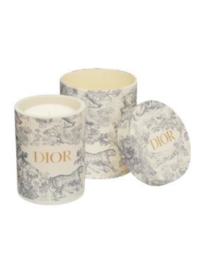 Dior Hydrangea Grey Cannage Candle