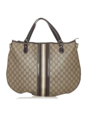 Gucci Vintage GG Supreme Web Hobo Bag