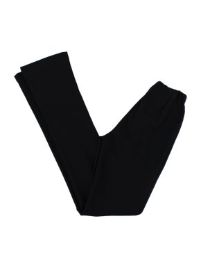 Frankie Shop Black Reya Ribbed Stretch-Jersey Flared Leggings