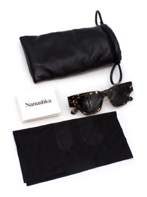 Nanushka Sazzo Tortoiseshell D-Frame Sunglasses
