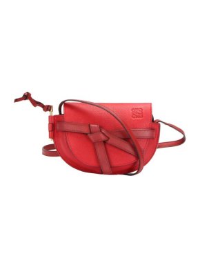Loewe Red Leather Gate Cross Body Bag