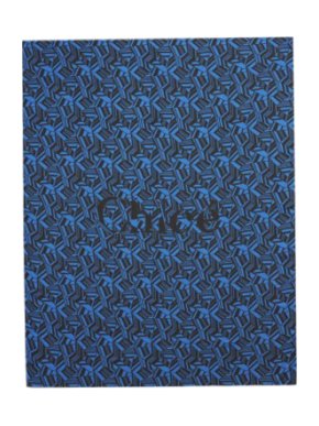 Chloe Blue & Black Graphic Print Modal Stole Scarf