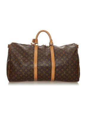 Louis Vuitton Monogram Canvas Keepall Bandouliere 55 Bag