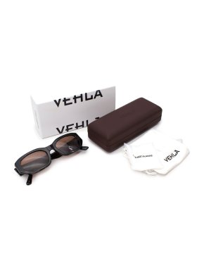 Vehla Black & Chocolate Brown Sunglasses