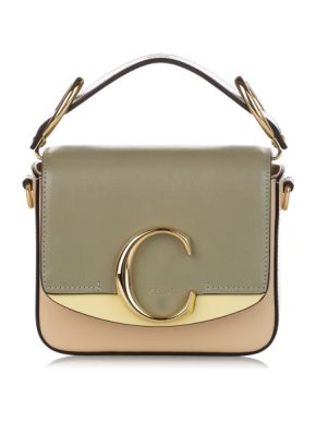 Chloe Tricolour Leather Mini C Bag
