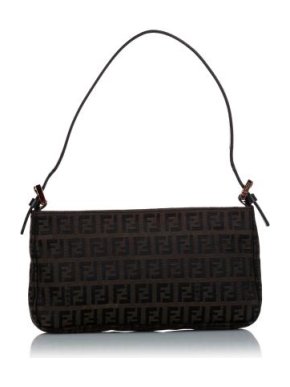 Fendi Vintage Zucchino Canvas Baguette
