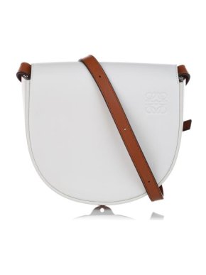 Loewe Bicolor Heel Leather Crossbody Bag