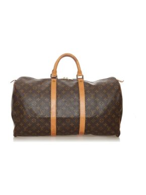 Louis Vuitton Monogram Canvas Keepall 50 Weekend Bag