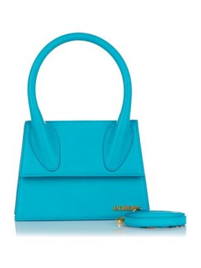 Jacquemus Turquoise Le Grand Chiquito Leather Bag