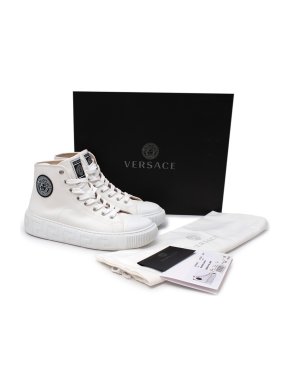 Versace Medusa-Patch High-Top Sneakers