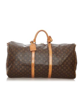 Louis Vuitton Monogram Canvas Keepall Bandouliere 60 Weekend Bag