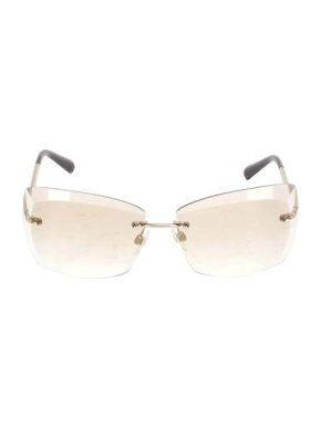 Chanel Nude Rimless Butterfly Sunglasses