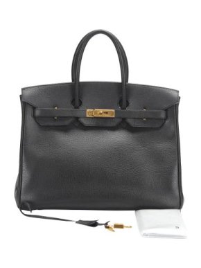 Hermes Black Togo Birkin with gold tone hardware 35