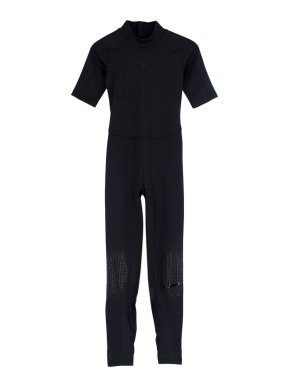 Nike x MMW Black Short Sleeve Athleisure Bodysuit