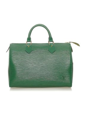 Louis Vuitton Grass-Green Epi Leather Speedy 30 Bag
