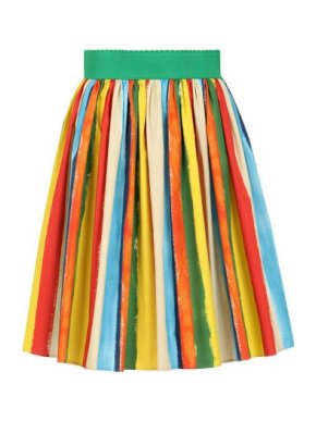 Dolce & Gabbana  striped cotton skirt