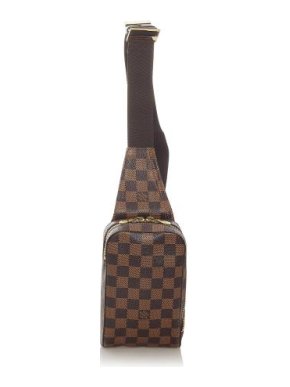 Louis Vuitton Damier Ebene Canvas Geronimos Cross Body Bag