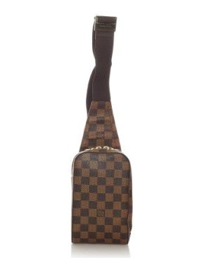 Louis Vuitton Damier Ebene Canvas Geronimos Cross Body Bag