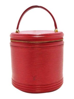 Louis Vuitton Red Epi Leather Cannes Vanity Case