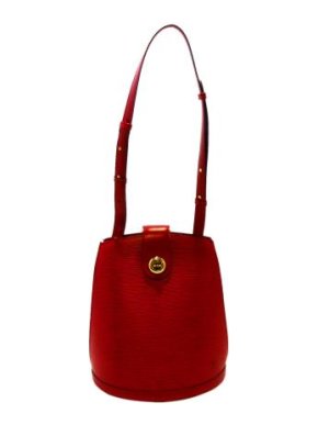 Louis Vuitton Red Epi Leather Cluny Bag