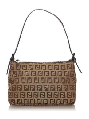 Fendi Zucchino Canvas Baguette
